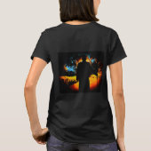 Midnite in het Pianotorium Vrouwen T shirt (Achterkant)
