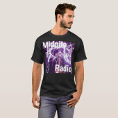 Midnite Radio Ondergrondse Internetstation T-shirt (Voorkant volledig)