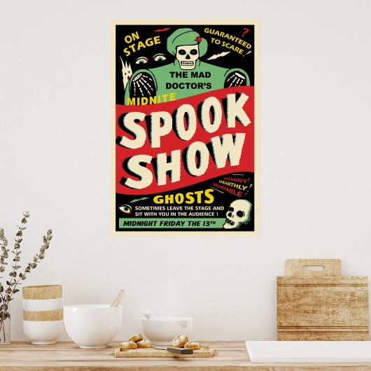 Midnite Spook Show Poster (Keuken)
