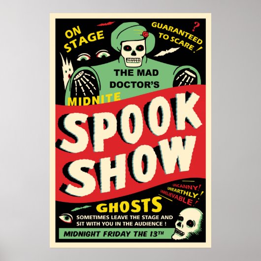 Midnite Spook Show Poster (Voorkant)