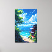 Midori to Umi no Michi Canvas Afdruk (Voorkant)