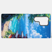 Midori to Umi no Michi  Samsung Galaxy Hoesje (Achterkant horizontaal)