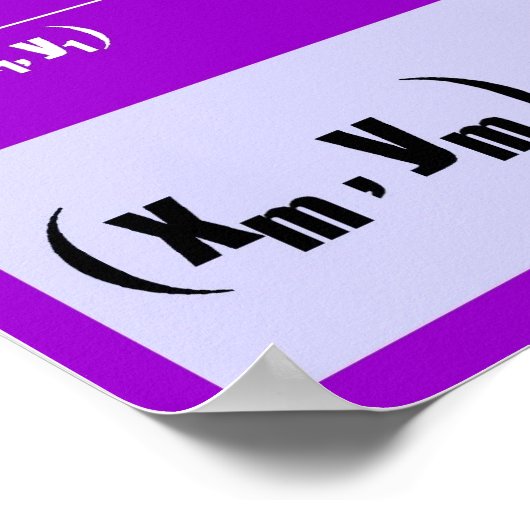 Midpoint-formule Poster (Hoek)