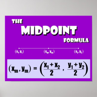 Midpoint-formule Poster