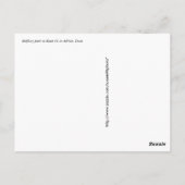 Midpoint Route 66 Sign - Adrian, Texas Briefkaart (Achterkant)