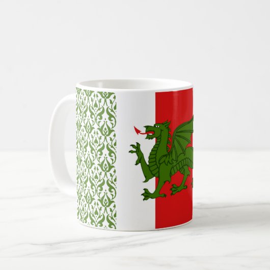 Midrealm Populace Badge Koffie Mok (Voorkant links)