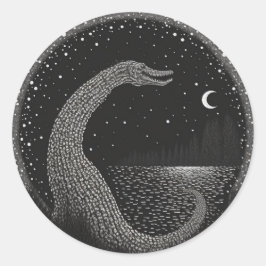 Midreis Monsters Cryptid reeks Ronde Sticker