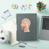 Midsagittale Hersen Dwarsdoorsnede Sticker (iPad Cover)