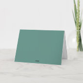 Midscentury Modern Minimalistisch Script Prettig K Feestdagen Kaart (Achterkant)