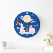 Midsfeer Moon Rabbit Mooncake Wolken Grote Klok (Huis)