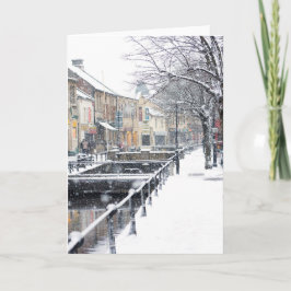 Midsomer Norton in de Winter Feestdagen Kaart