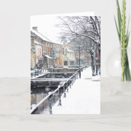 Midsomer Norton in de Winter Feestdagen Kaart