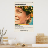 Midsommar Ari Aster Minimalistische film Retr Poster (Keuken)