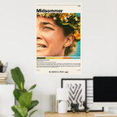 Midsommar Ari Aster Minimalistische film Retr Poster (Thuiskantoor)
