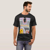 Midsommar geïnspireerde Prints T-shirt (Voorkant volledig)