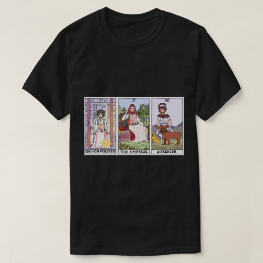 Midsommar Tarot Cards (color version) T-shirt (Design voorkant)