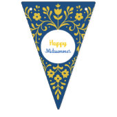 Midsommar - Traditionele Zweedse Midzomer Vlaggetjes (Tweede vlag)