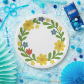 Midsommar - Traditionele Zweedse zomerzonnewende Papieren Bordje (Feest)