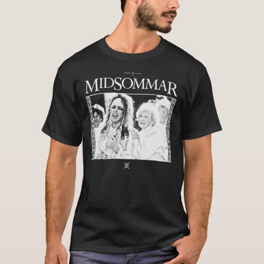 Midsommar x The Wedding Singer Mashup Parody Essen T-shirt (Voorkant)