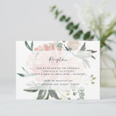 Midsummer Bloemen Ontvangstkaart Informatiekaartje (Staand voorkant)