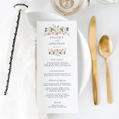 Midsummer Bloemen Wedding Menu Kaart