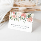 Midsummer Bloemige Gepersonaliseerde Dankjewel Bedankkaart