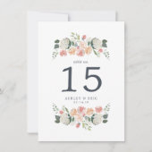 Midsummer Bloemstuk Nummer Kaart (Voorkant)