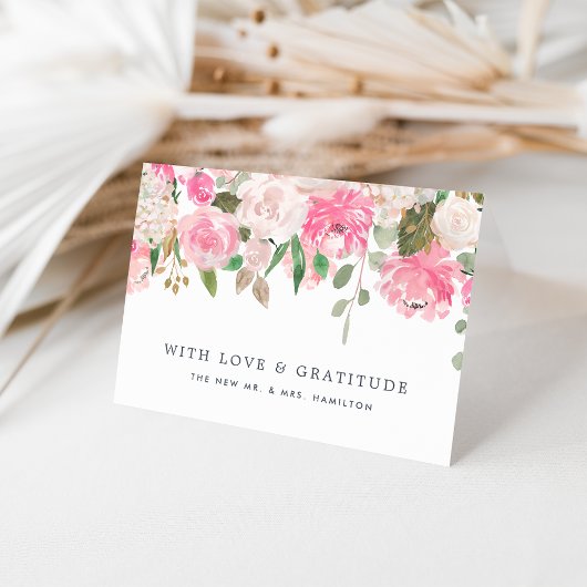 Midsummer Bloemstuk Persoonlijke Dankjewel Bedankkaart