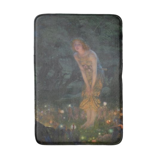 Midsummer Eve (door Edward Robert Hughes) Badmat (Voorkant Verticaal)