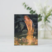 “Midsummer Eve” door Edward Robert Hughes Briefkaart (Staand voorkant)