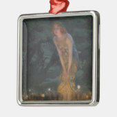 Midsummer Eve (door Edward Robert Hughes) Metalen Ornament (Links)