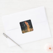 “Midsummer Eve” door Edward Robert Hughes Vierkante Sticker (Envelop)