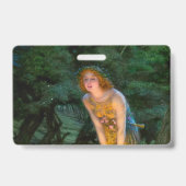 Midsummer Eve Edward Robert Hughes Badge (Achterkant)