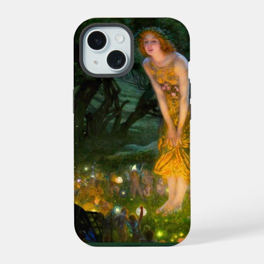 Midsummer Eve Edward Robert Hughes iPhone 15 Case (Achterkant)
