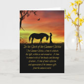 Midsummer Eve Litha Zomerzonnewende Kaart (Gele Bloem)