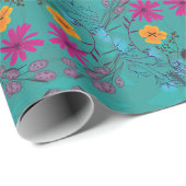 Midsummer Fairy Botanical Cadeaupapier (Rol Hoek)