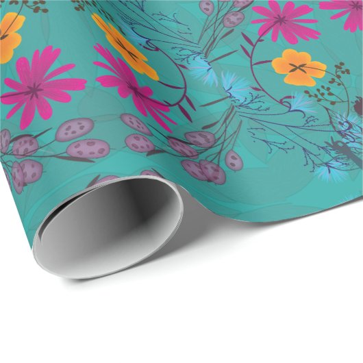 Midsummer Fairy Botanical Cadeaupapier (Rol Hoek)