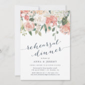 Midsummer Floral | Rehearsal Dinner Invitation Kaart (Voorkant)