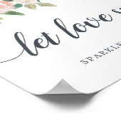 MidSummer Floral Wedding Sparkler Sendoff Poster (Hoek)