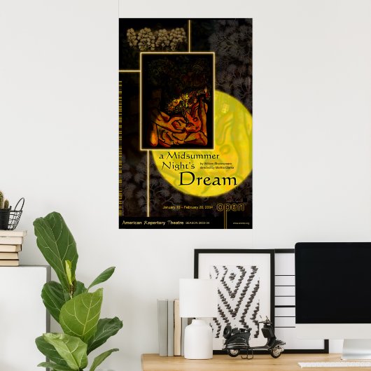 MIDSUMMER NACHT'S DREAM POSTER (Thuiskantoor)