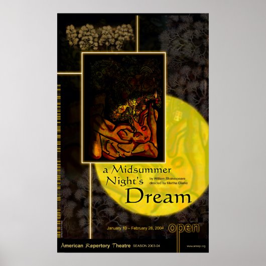 MIDSUMMER NACHT'S DREAM POSTER (Voorkant)