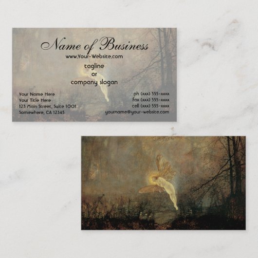 Midsummer Night van Atkinson Grimshaw Visitekaartje (Voorkant / Achterkant)