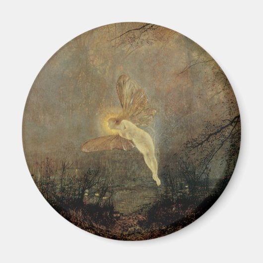 Midsummer Night van Grimshaw, Victoriaanse Kunst K Magneet (Voorkant)