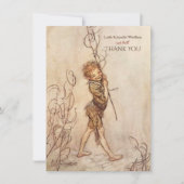 Midsummer Night's Dream Gepersonaliseerd Dank u Bedankkaart (Voorkant)