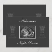 Midsummer Night's Dream Invitation Kaart (Voorkant / Achterkant)