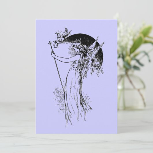 Midsummer Night's Dream Invitation Kaart (Staand voorkant)