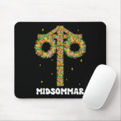 Midsummer Solstice Maypole Midsommar Zweden Muismat (Met muis)