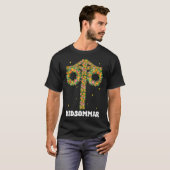 Midsummer Solstice Maypole Midsommar Zweden T-shirt (Voorkant volledig)