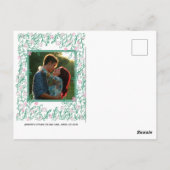 MidSummer Wedding Save the Date Floral Briefkaart (Achterkant)