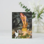 Midsummeravond - Cardigan Welsh Corgi Briefkaart (Staand voorkant)